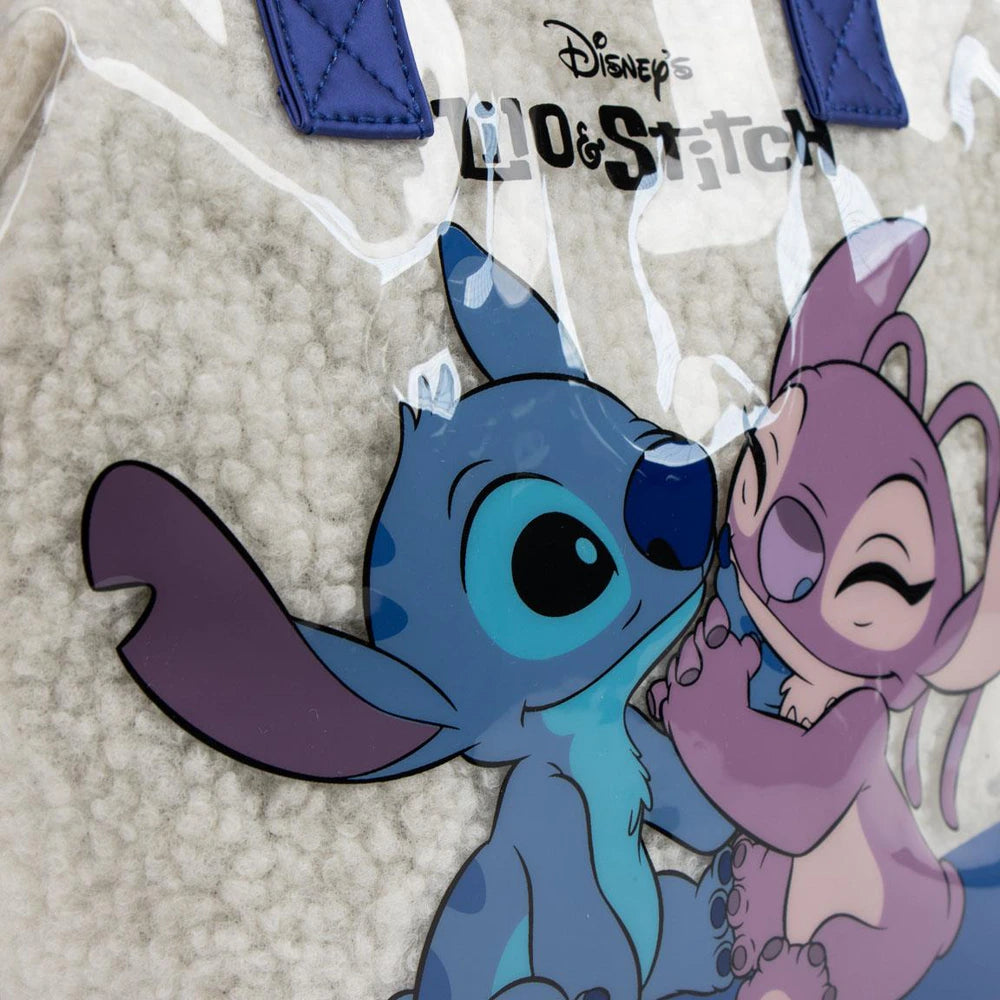 Disney Stitch Prémium Toaletttáska / Piperetáska – Kék 23 cm