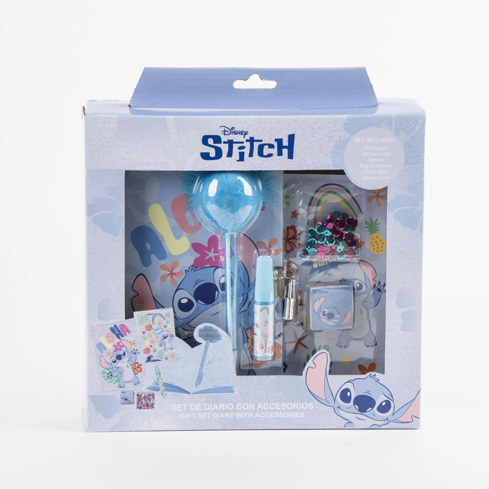 Disney Stitch Prémium Kreatív Naplókészlet – Többszínű (Ablakos Dobozban)