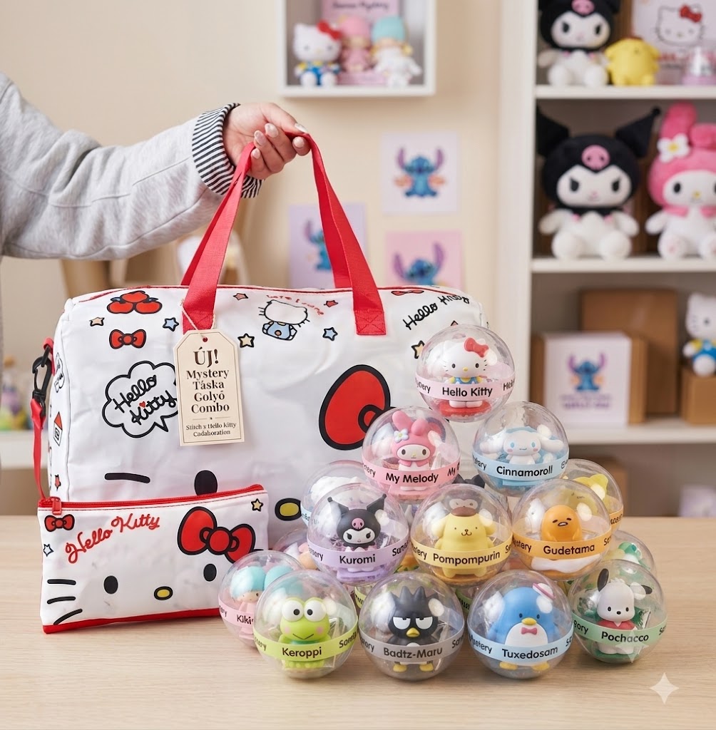 🎒 Sanrio Cuki Univerzum Sport-Kaland Mystery Box 🎀