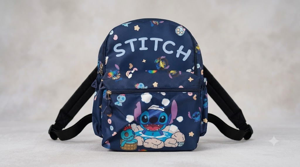 Stitch Sötétkék Hátizsák és Varázsgolyó Csomag