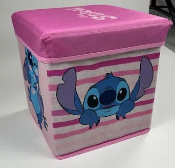 Disney Lilo &amp; Stitch "Kocka" Játéktároló (30x30x30 cm) – Rendetlenség? Az meg mi?&nbsp;