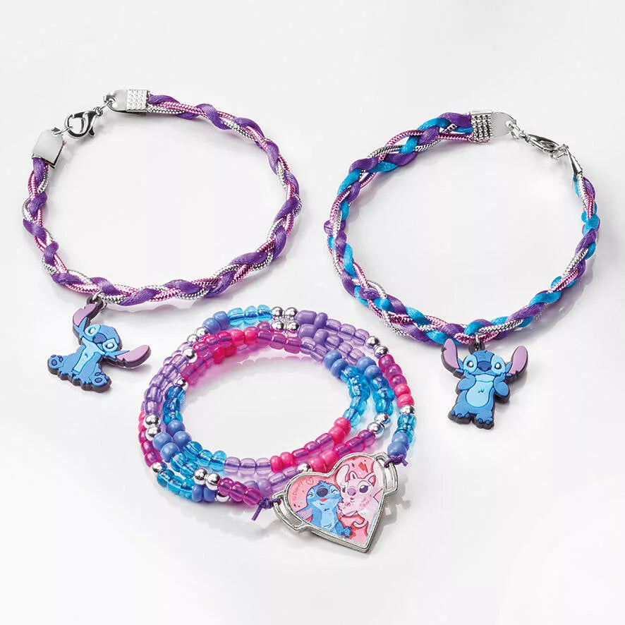 Disney Lilo és Stitch – A csillagkutya "Purple" charm karkötő készítő szett