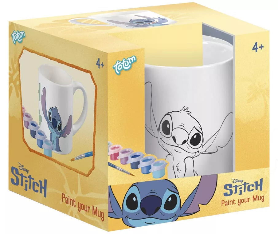 Disney Lilo és Stitch – A csillagkutya "Alien" festhető porcelán bögre (235 ml) díszdobozban