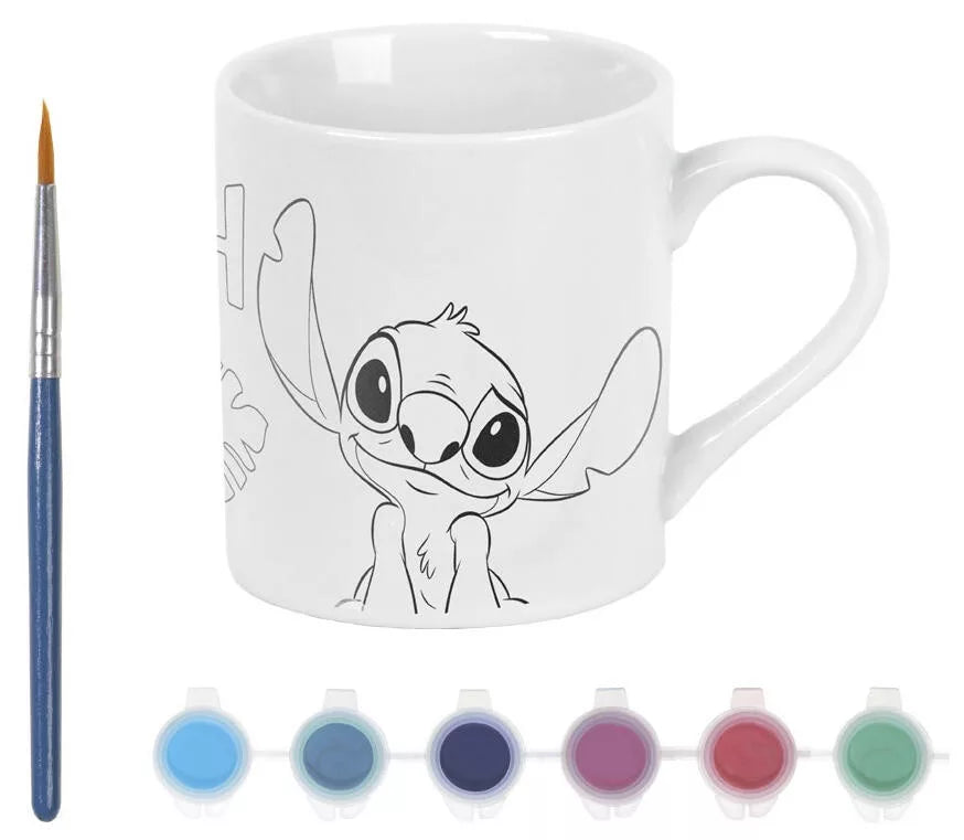 Disney Lilo és Stitch – A csillagkutya "Alien" festhető porcelán bögre (235 ml) díszdobozban