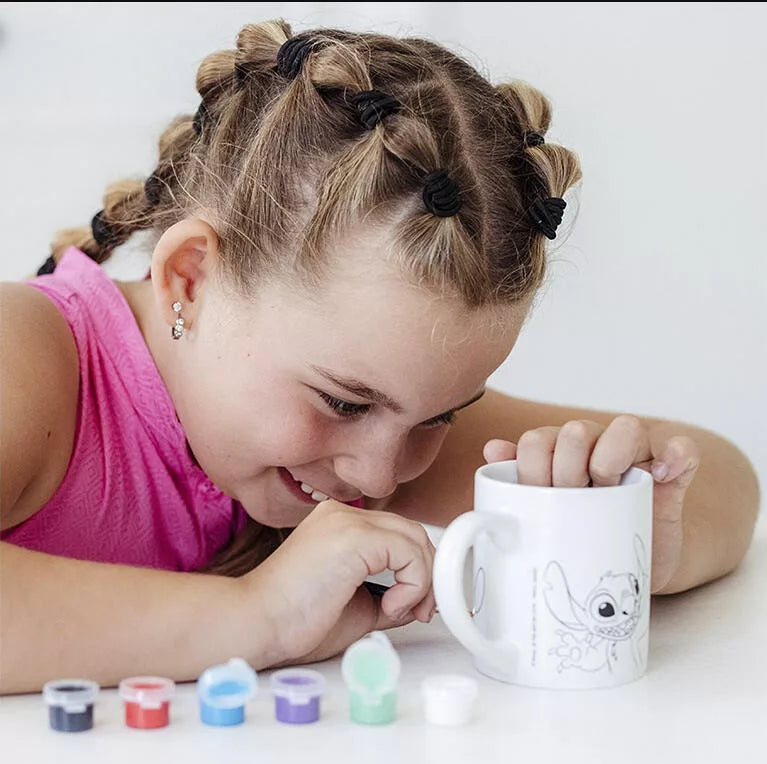Disney Lilo és Stitch – A csillagkutya "Alien" festhető porcelán bögre (235 ml) díszdobozban