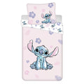 Disney Lilo és Stitch normál méretű ágyneműhuzat – Pasztell rózsaszín álom a legnagyobb Stitch-rajongóknak!( ELŐRENDELHETŐ)