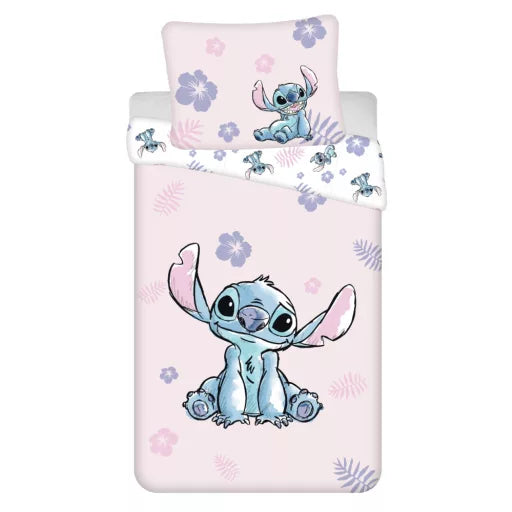 Disney Lilo és Stitch normál méretű ágyneműhuzat – Pasztell rózsaszín álom a legnagyobb Stitch-rajongóknak!( ELŐRENDELHETŐ)