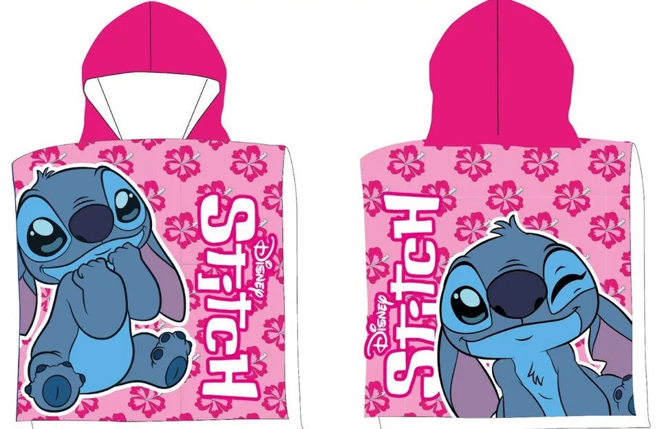 Disney Lilo és Stitch – A csillagkutya "Sweet Wink" fürdőponcsó 50x100 cm (Fast Dry)