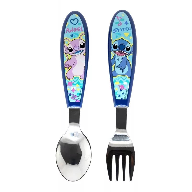 Disney Lilo és Stitch – A csillagkutya "Drawing" fém ergo evőeszköz készlet (2 darabos)